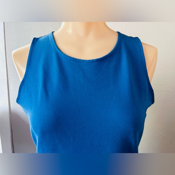 Kenneth Cole Color Block Blue/ Black Dress Size M - Picture 3 of 5